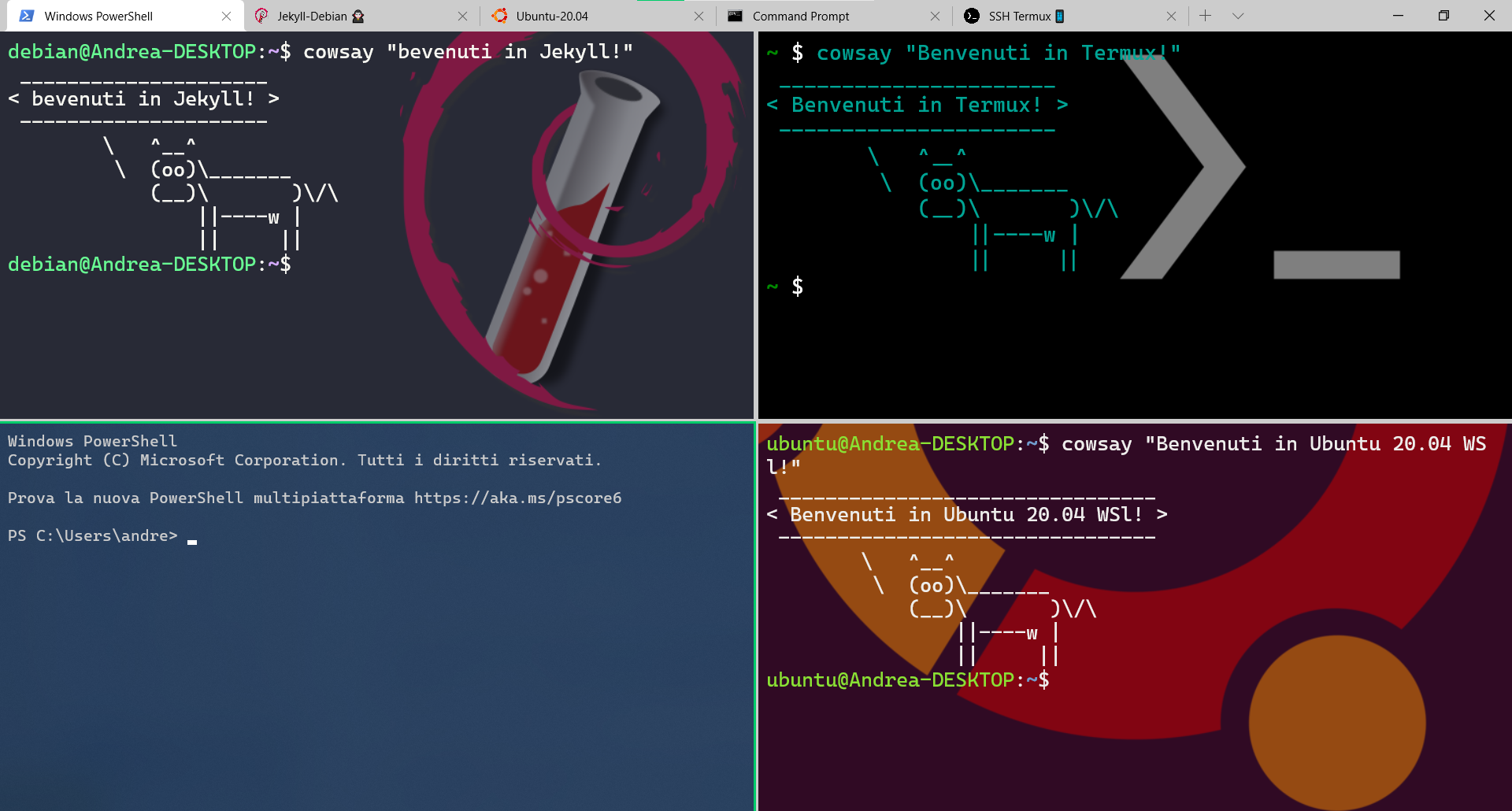 schermata Windows Terminal